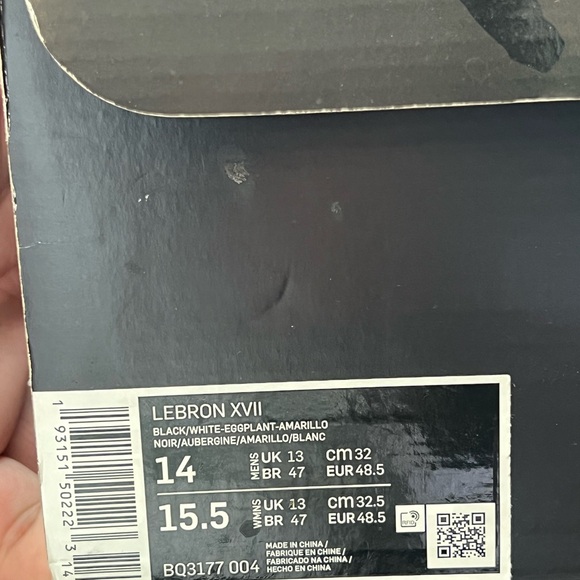 Lebron 17 lakers size 14 - Picture 7 of 8
